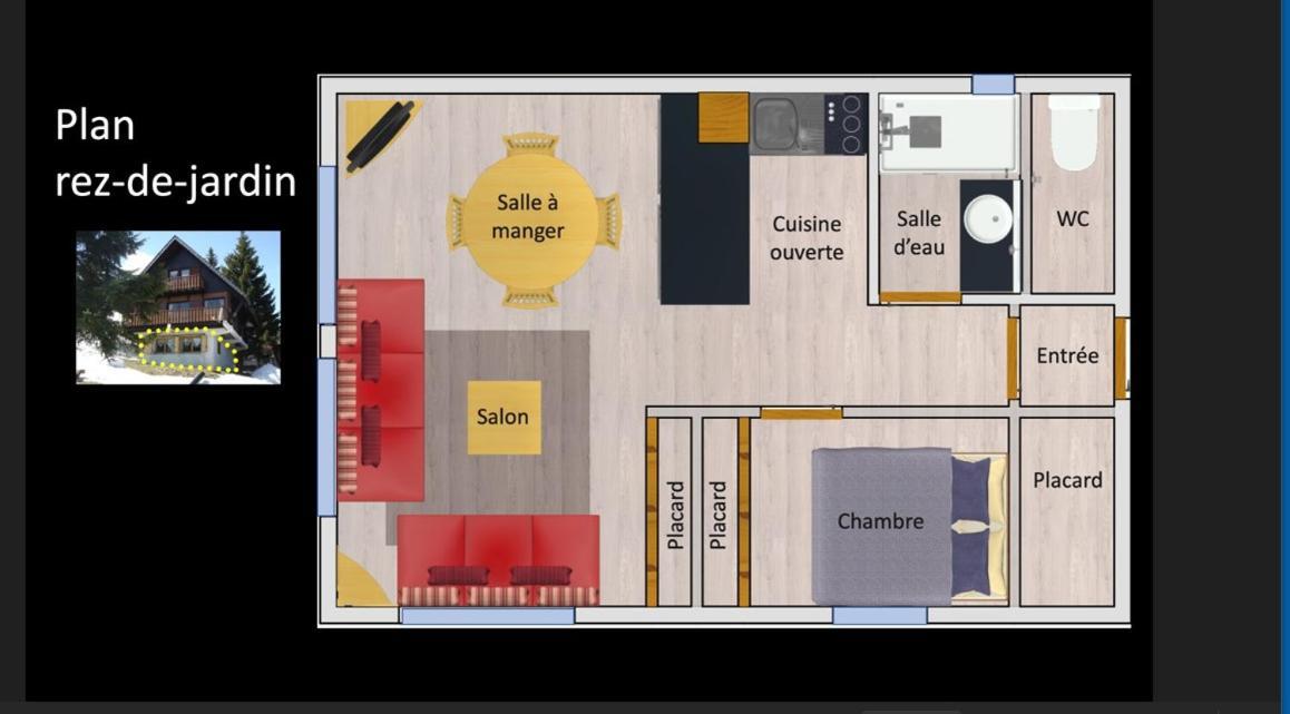 Appartement Au Pied Des Pistes Сен-Лари-Сулан Екстериор снимка